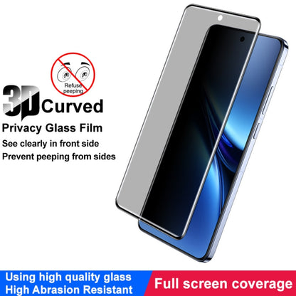 For vivo X200 Pro 5G imak 3D Curved Privacy Full Screen Tempered Glass Film - vivo Tempered Glass by imak | Online Shopping UK | buy2fix