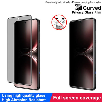 For vivo X200 Ultra 5G imak 3D Curved Privacy Full Screen Tempered Glass Film - vivo Tempered Glass by imak | Online Shopping UK | buy2fix