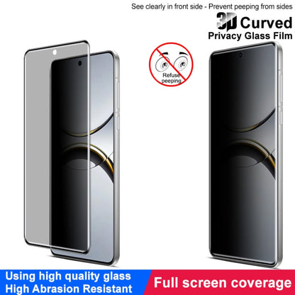 For OPPO Find X8 Pro 5G imak 3D Curved Privacy Full Screen Tempered Glass Film - Find X8 Pro Cases by imak | Online Shopping UK | buy2fix
