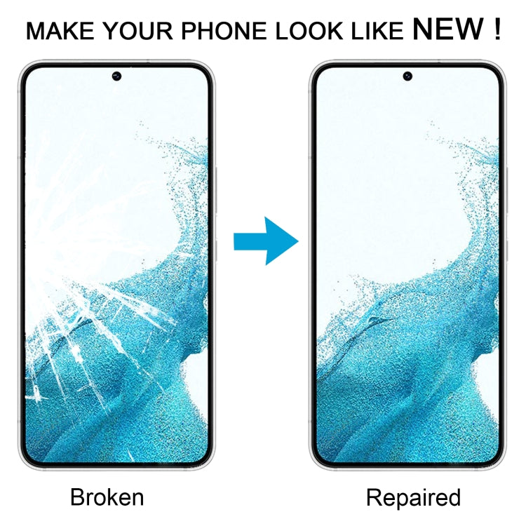 For Samsung Galaxy S22 SM-S901B 10pcs Front Screen Outer Glass Lens with OCA Optically Clear Adhesive -  by buy2fix | Online Shopping UK | buy2fix