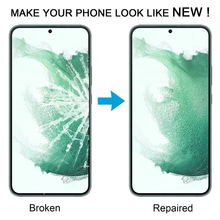 For Samsung Galaxy S22+ SM-S906B 10pcs Front Screen Outer Glass Lens with OCA Optically Clear Adhesive -  by buy2fix | Online Shopping UK | buy2fix