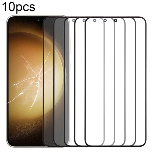 For Samsung Galaxy S23+ SM-S916B 10pcs Front Screen Outer Glass Lens with OCA Optically Clear Adhesive -  by buy2fix | Online Shopping UK | buy2fix
