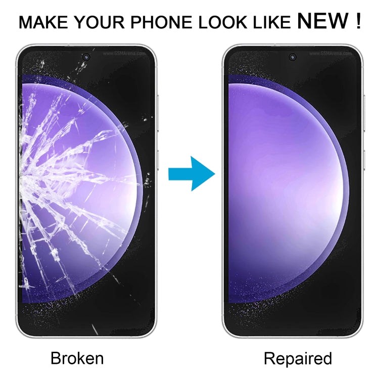 For Samsung Galaxy S23 FE SM-S711B 10pcs Front Screen Outer Glass Lens with OCA Optically Clear Adhesive -  by buy2fix | Online Shopping UK | buy2fix