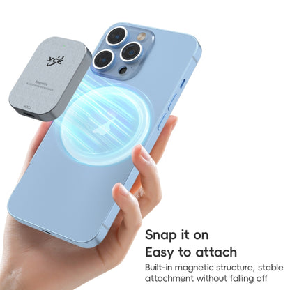 YCE-V195B USB-C / Type-C Female to M.2 NVMe SSD Magnetic Hard Drive Enclosure(Grey) by buy2fix