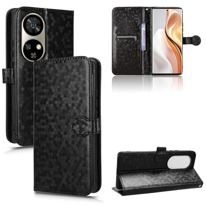 For Ulefone Note 17 Pro Honeycomb Dot Texture Leather Phone Case(Black) by buy2fix