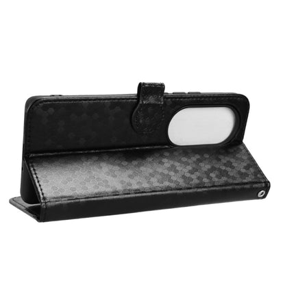 For Ulefone Note 17 Pro Honeycomb Dot Texture Leather Phone Case(Black) by buy2fix