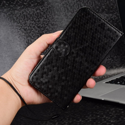 For Ulefone Note 18 Ultra Honeycomb Dot Texture Leather Phone Case(Black) by buy2fix