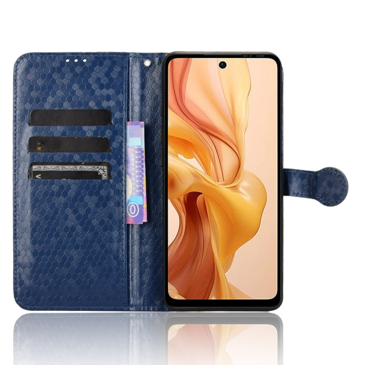 For Ulefone Note 18 Ultra Honeycomb Dot Texture Leather Phone Case(Blue) by buy2fix