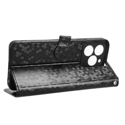 For Ulefone Note 20 Pro Honeycomb Dot Texture Leather Phone Case(Black) by buy2fix