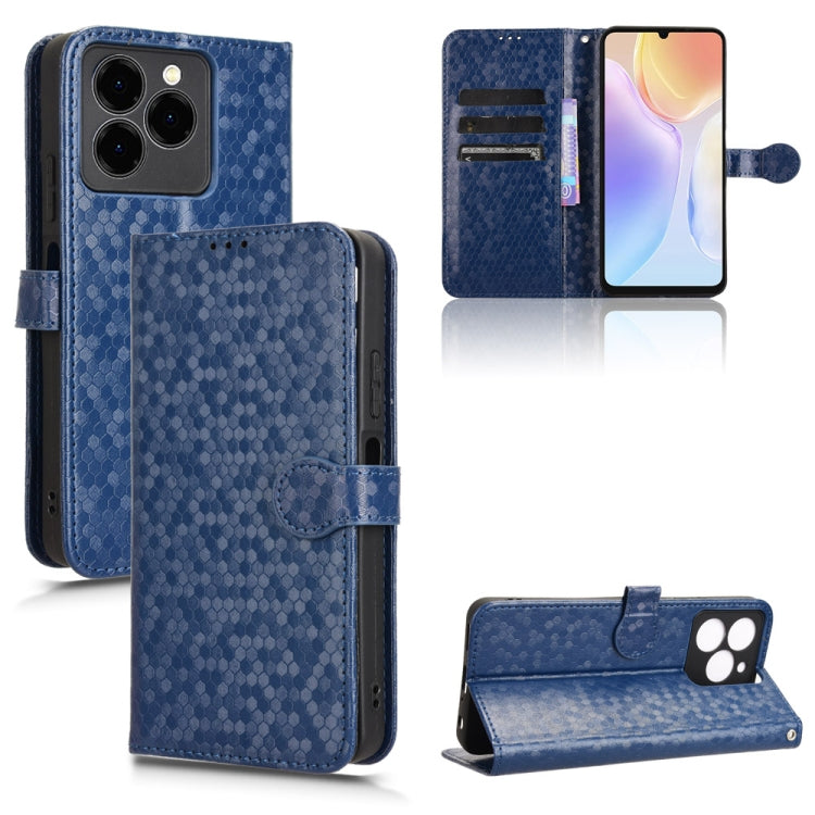 For Ulefone Note 20 Pro Honeycomb Dot Texture Leather Phone Case(Blue) by buy2fix
