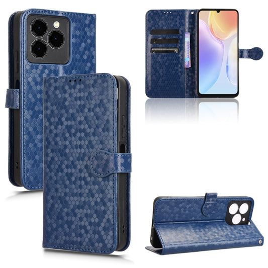 For Ulefone Note 20 Pro Honeycomb Dot Texture Leather Phone Case(Blue) by buy2fix