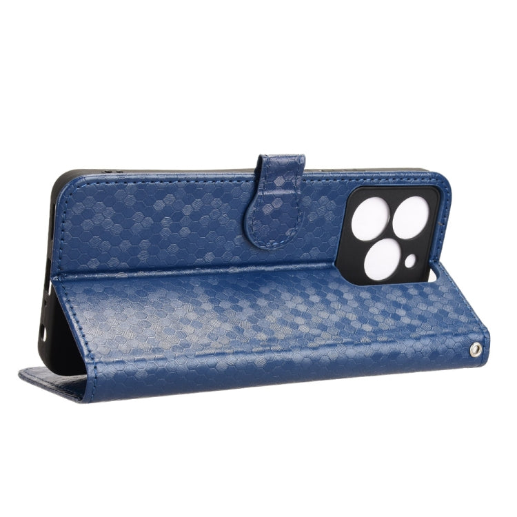 For Ulefone Note 20 Pro Honeycomb Dot Texture Leather Phone Case(Blue) by buy2fix