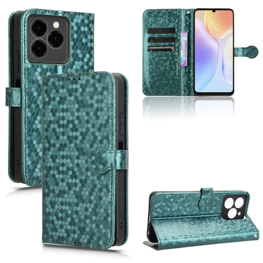 For Ulefone Note 20 Pro Honeycomb Dot Texture Leather Phone Case(Green) by buy2fix