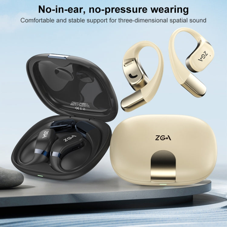 ZGA GS18 Blade AI Wireless Bluetooth Earphone(Black) by ZGA
