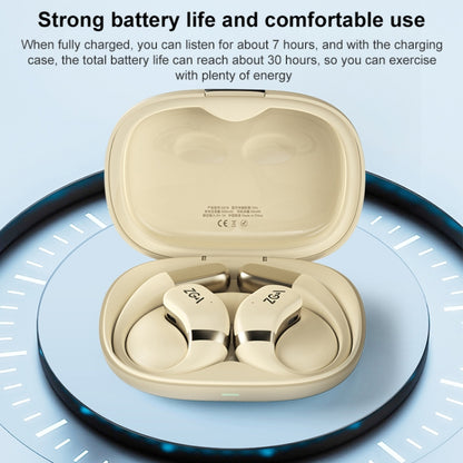 ZGA GS18 Blade AI Wireless Bluetooth Earphone(Beige) by ZGA