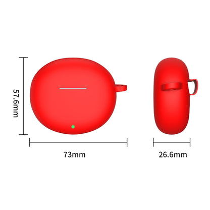 For Honor Earbuds X7 Headset Silicone Protective Case(White) by buy2fix