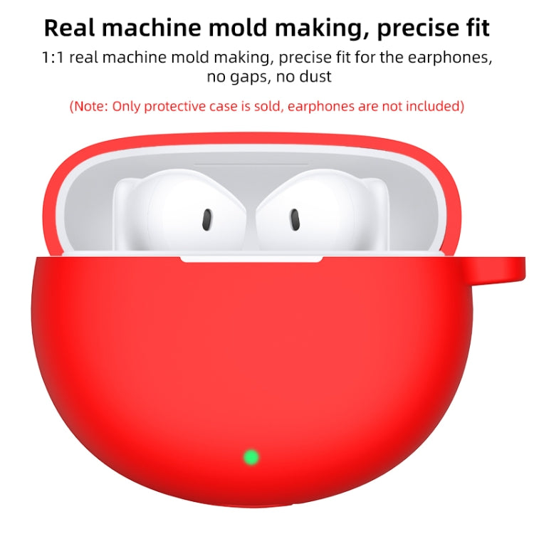 For Honor Earbuds X7 Headset Silicone Protective Case(White) by buy2fix