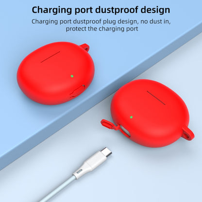 For Honor Earbuds X7 Headset Silicone Protective Case(White) by buy2fix