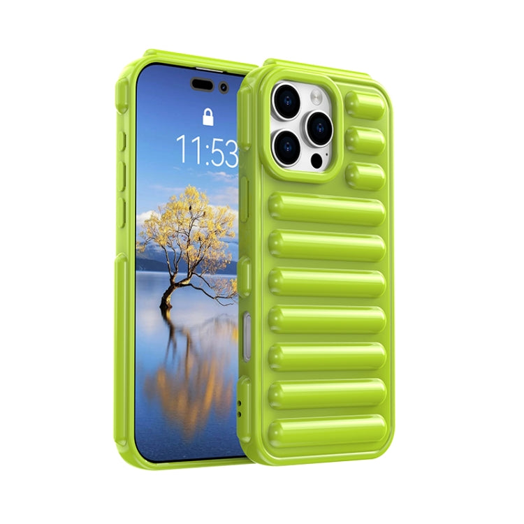 For iPhone 16 Pro Max Capsule Series Candy Color TPU Phone Case(Green) by buy2fix