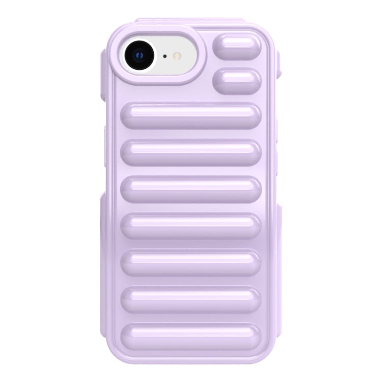 For iPhone 16e Capsule Series Candy Color TPU Phone Case(Purple) by buy2fix