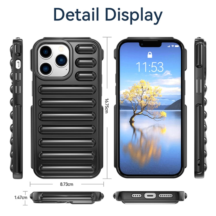 For iPhone 16e Capsule Series Candy Color TPU Phone Case(Transparent Grey) by buy2fix