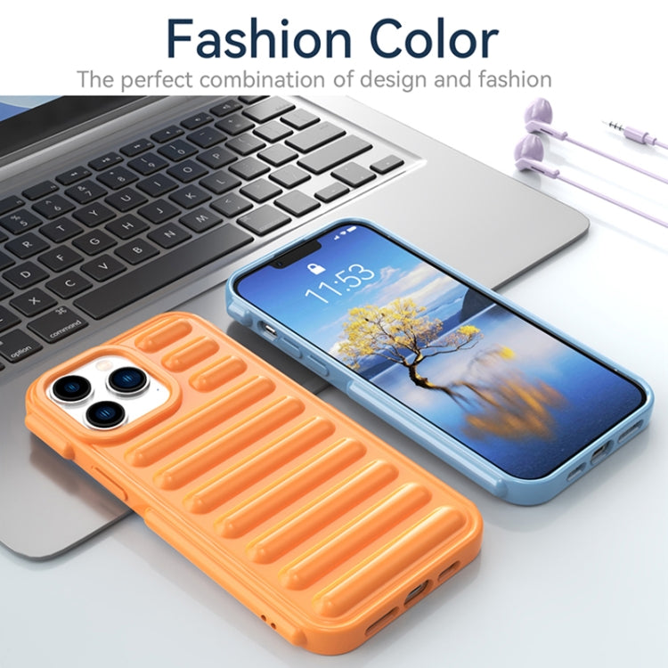 For iPhone 16e Capsule Series Candy Color TPU Phone Case(Blue) by buy2fix