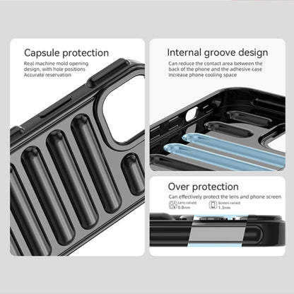 For iPhone 16e Capsule Series Candy Color TPU Phone Case(Blue) by buy2fix