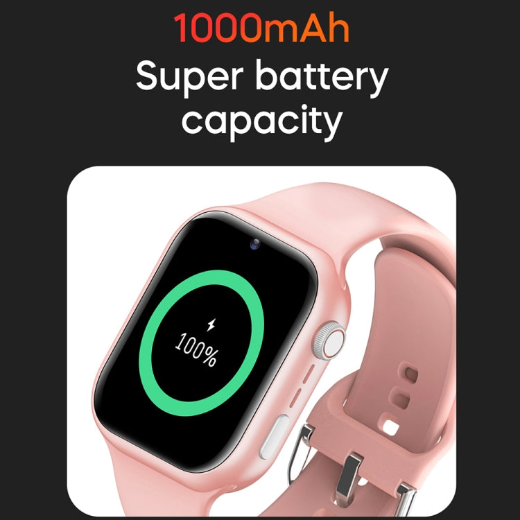 K20 1.81 inch Children Sport Smart Watch, Support Video Call / Message Notification / GPS / WiFi / AI(Pink) by buy2fix