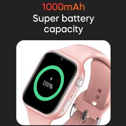 K20 1.81 inch Children Sport Smart Watch, Support Video Call / Message Notification / GPS / WiFi / AI(Pink) by buy2fix