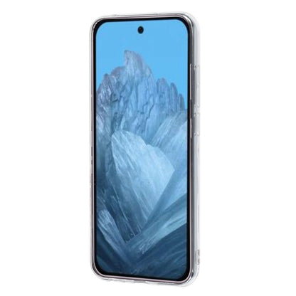 For Google Pixel 9 Pro Colored Drawing Pattern Transparent TPU Phone Case(Panda) by buy2fix