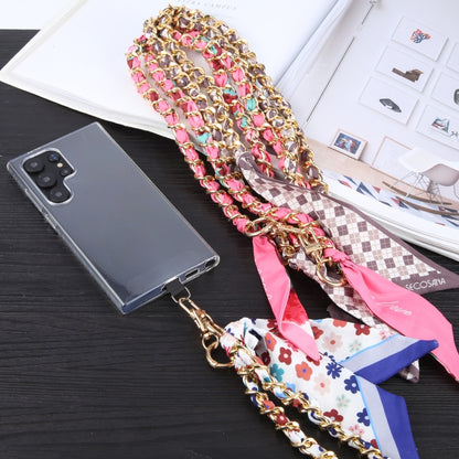 Mobile Phone Anti-lost Silk Scarf Full Coverage Long Lanyard(Brown) - Lanyards & Wrist Straps by buy2fix | Online Shopping UK | buy2fix