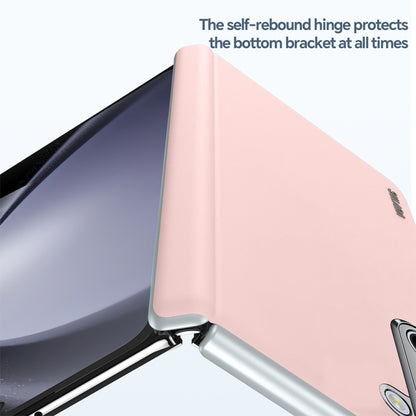 For Samsung Galaxy Z Fold5 SULADA Skin Feel Liquid Leather Shockproof Phone Case(Pink) - Galaxy Z Fold5 Cases by SULADA | Online Shopping UK | buy2fix