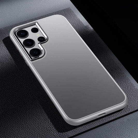 For Samsung Galaxy S24 Ultra 5G SULADA Skin Feel Matte Shockproof Phone Case(Grey) - Galaxy S24 Ultra 5G Cases by SULADA | Online Shopping UK | buy2fix
