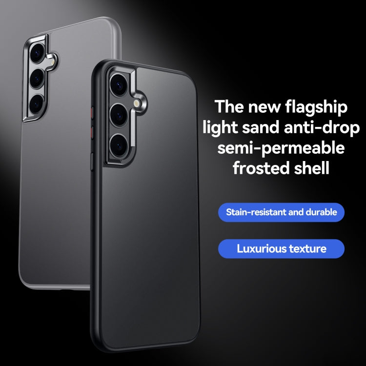 For Samsung Galaxy S24 Ultra 5G SULADA Skin Feel Matte Shockproof Phone Case(Grey) - Galaxy S24 Ultra 5G Cases by SULADA | Online Shopping UK | buy2fix