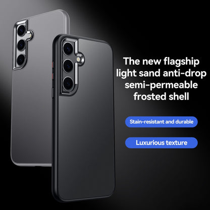 For Samsung Galaxy S24 Ultra 5G SULADA Skin Feel Matte Shockproof Phone Case(Grey) - Galaxy S24 Ultra 5G Cases by SULADA | Online Shopping UK | buy2fix