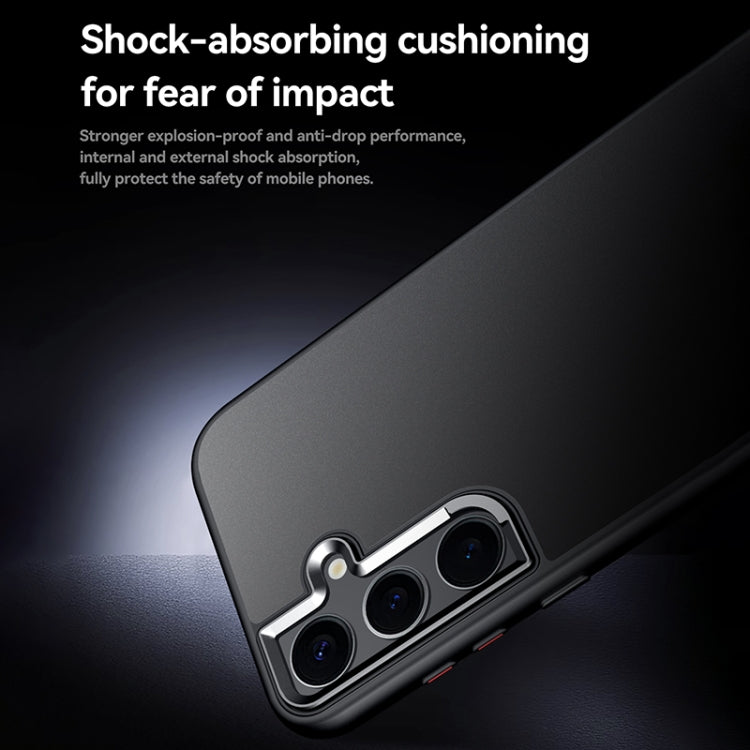 For Samsung Galaxy S24 Ultra 5G SULADA Skin Feel Matte Shockproof Phone Case(Grey) - Galaxy S24 Ultra 5G Cases by SULADA | Online Shopping UK | buy2fix