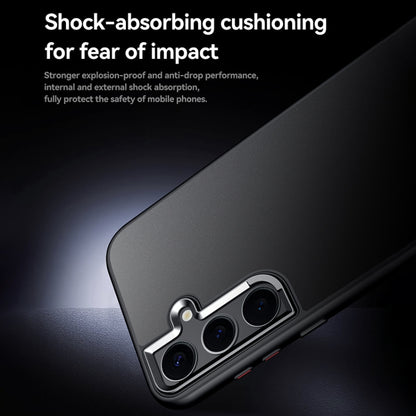 For Samsung Galaxy S24 Ultra 5G SULADA Skin Feel Matte Shockproof Phone Case(Grey) - Galaxy S24 Ultra 5G Cases by SULADA | Online Shopping UK | buy2fix
