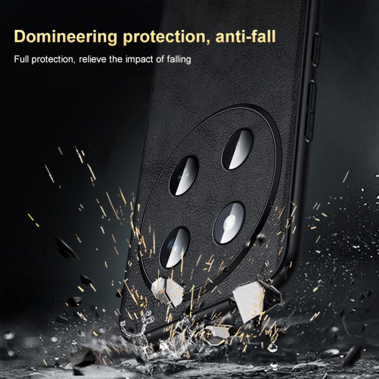 For Honor 200 Pro SULADA Shockproof TPU Hybrid Handmade Leather Phone Case(Brown) - Honor Cases by SULADA | Online Shopping UK | buy2fix
