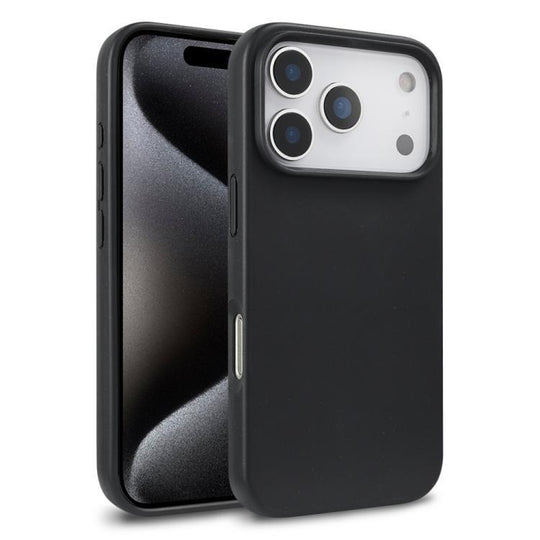 For iPhone 18 Pro Wheat Straw TPU Phone Case(Black)
