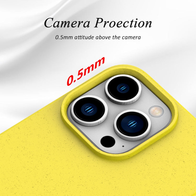 For iPhone 16e Wheat Straw TPU Phone Case(Yellow) - iPhone 16e Cases by buy2fix | Online Shopping UK | buy2fix