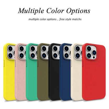 For iPhone 16e Wheat Straw TPU Phone Case(Blue) - iPhone 16e Cases by buy2fix | Online Shopping UK | buy2fix