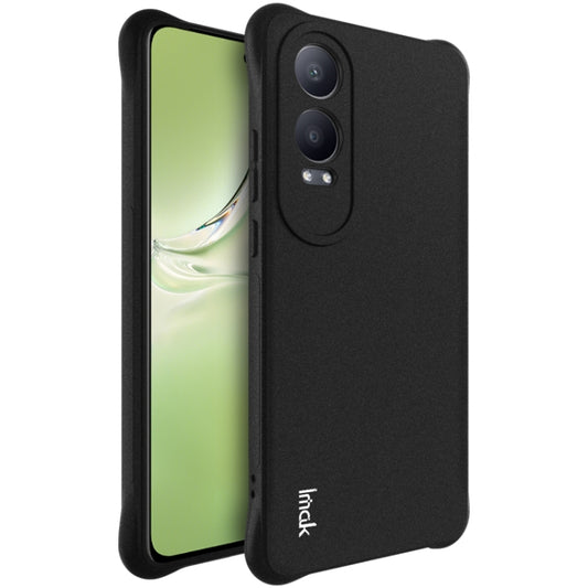 For OnePlus Nord CE4 Lite imak Shockproof Airbag TPU Phone Case(Matte Black) - Nord CE4 Lite Cases by imak | Online Shopping UK | buy2fix