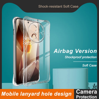 For OnePlus 13 5G imak Shockproof Airbag TPU Phone Case(Transparent) - OnePlus Cases by imak | Online Shopping UK | buy2fix