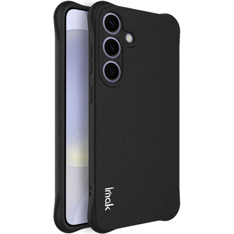 For Samsung Galaxy S25 5G imak Shockproof Airbag TPU Phone Case(Matte Black) by imak