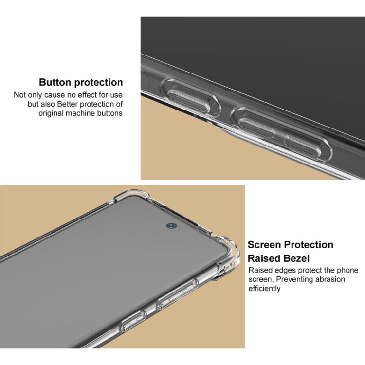 For Samsung Galaxy S25 Ultra 5G imak Shockproof Airbag TPU Phone Case(Transparent) by imak