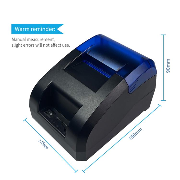 POS-5890U 58mm USB+Bluetooth Thermal Receipt Printer(US Plug) by buy2fix
