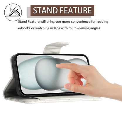 For Ulefone Note 14 Rhombic Texture Flip Leather Phone Case with Lanyard(White) by buy2fix