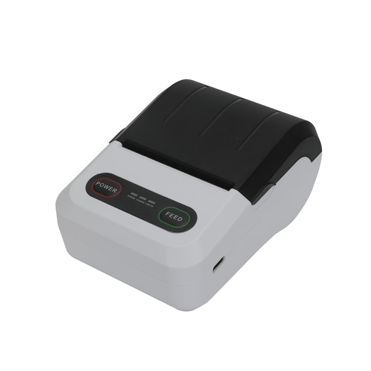 BT-583 58mm USB-C/Type-C + Bluetooth Portable Thermal Printer, Specification:EU Plug(Black White) by buy2fix