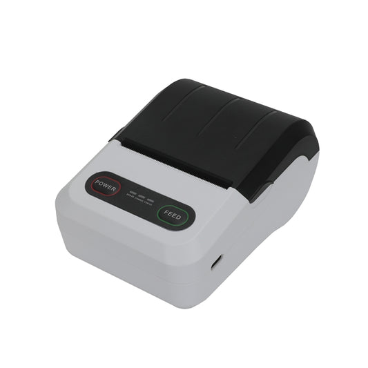BT-583 58mm USB-C/Type-C + Bluetooth Portable Thermal Printer, Specification:EU Plug(Black White) by buy2fix