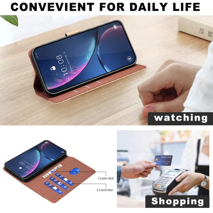 For Tecno Spark Go 2024 / 20C / Pop 8 Color Matching RFID Anti-theft Leather Phone Case(Brown) by buy2fix